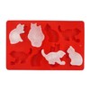 LYWUU Cat Shaped Silicone Ice Cube Molds and Tray Jelly