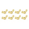 sourcing map Pack of 8 Brass Wing Nuts M5 Wing