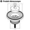 Cornat Recyclate Drain Valve for Washbasins – 1 1/4 Inch