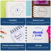 Heartfelt Gratitude Customizable Thank You Stamp | Professional Self-Inking Round