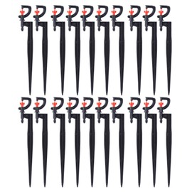 OUKENS Irrigation Sprinkler, 20 Pack Micro - 360 Degree Rotating Sprinkler Type G Lawn Sprinkler for Watering Greenhouse Lawn with Irrigation Hose 4/7