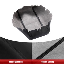 KBH Center Console Armrest Cover for Grand Cherokee & Dodge Durango 2011-2020, Vinyl Leather Interior Accessories, Car Arm Rest Cushion Pad, Anti-Scratch, Black