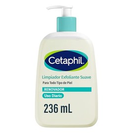 Cetaphil Limpiador Exfoliante Suave Ácidos Piel Sensible Cara Cuerpo 236 ml | Con ácido mandélico, salicílico y gluconolactona; exfolia suave, mejora 