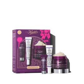 Kiehl's Set de Regalo Level Up Your Smooth, Set Anti Signos de la Edad Incluye Super Multi-Corrective Cream 50ml, Eye Zone Treatment 3ml y Retinol Skin-Renewing Daily Micro-Dose Serum 10ml