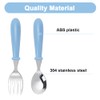 DIYJEP 9 Pieces Toddler Cutlery Set, Baby Cutlery with Storage