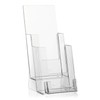 Brochure Stand in DIN Long Flyer Format with 2 Shelves