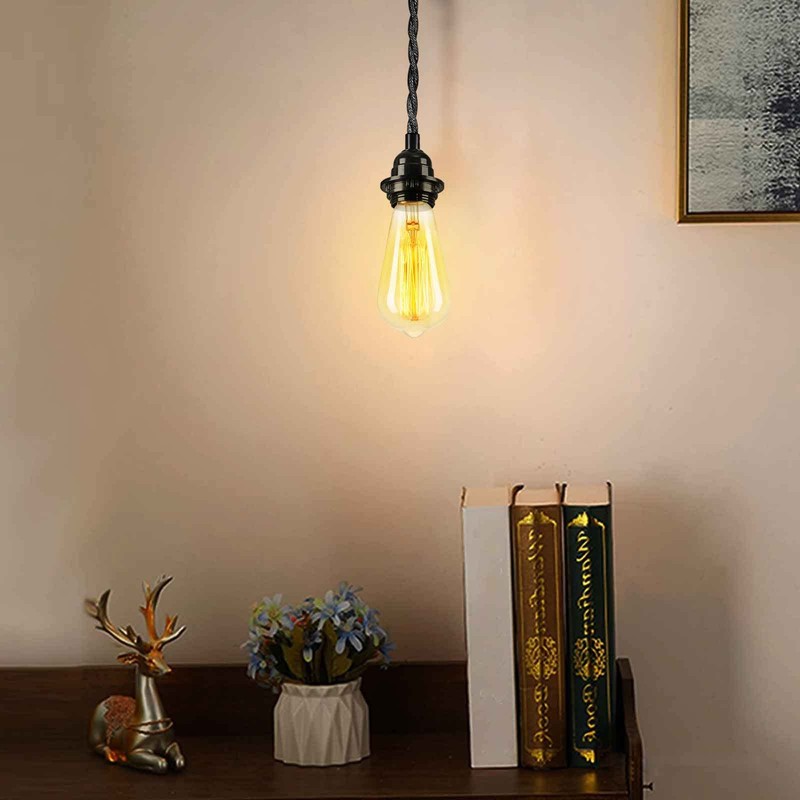 EE Eleven Master Industrial Plug in Pendant Light Cord Kit