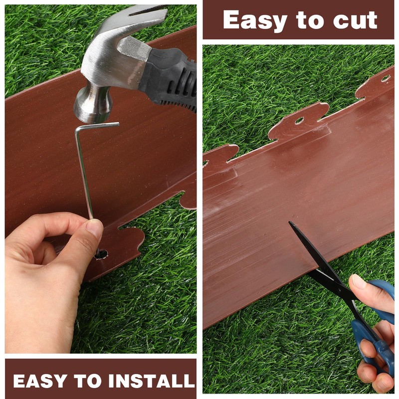 FoldTier 6 Inch Tall 33 ft Length No Dig Landscape