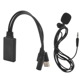 Universal Auto AUXIN Wireless Adapter Freisprecheinrichtung MIC Anrufe Plug and Play für Fahrzeuge 5.0