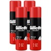 Gillette Foamy Regular Shaving Foam, 2 Oz (Pack of 4)