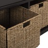 Safavieh American Homes Collection Lonan Grey and White Wicker Storage
