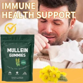 Gomitas Extracto De Gordolobo Mullein Limpieza De Pulmones Variation