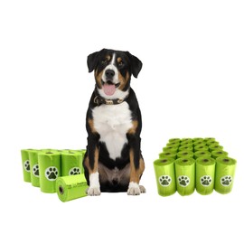 Poop Bags -25 Rolls (300 Counts), Ultra Durable,Unscented Dog Waste Bags & Cat Litter Bags, Extra Thick, Easy to Open, Value Pack Refill Rolls.