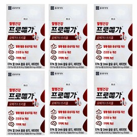 Chong Kun Dang Health Promega Omega 3 Triple Enteric Coated 60 capsules x 6 boxes / 종근당건강 프로메가 오메가3 트리플 장용성 60캡슐 x 6박스