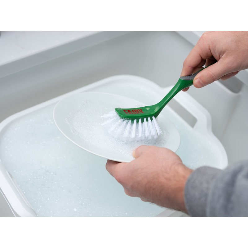 Fairy Soft Grip Washing Up Dish Brush with Non Scratch