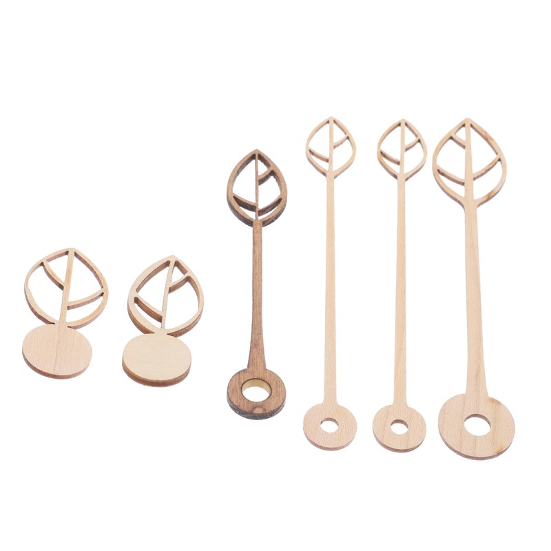 SAFIGLE 30pcs Wooden Clock Hands Repair Kit Elegant Clock Pointers