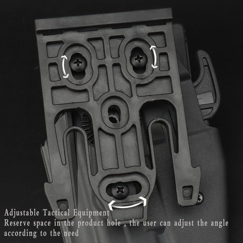 Tactical QLS Pistol Holster Adapter Base Qucik Release Buckle Kit,