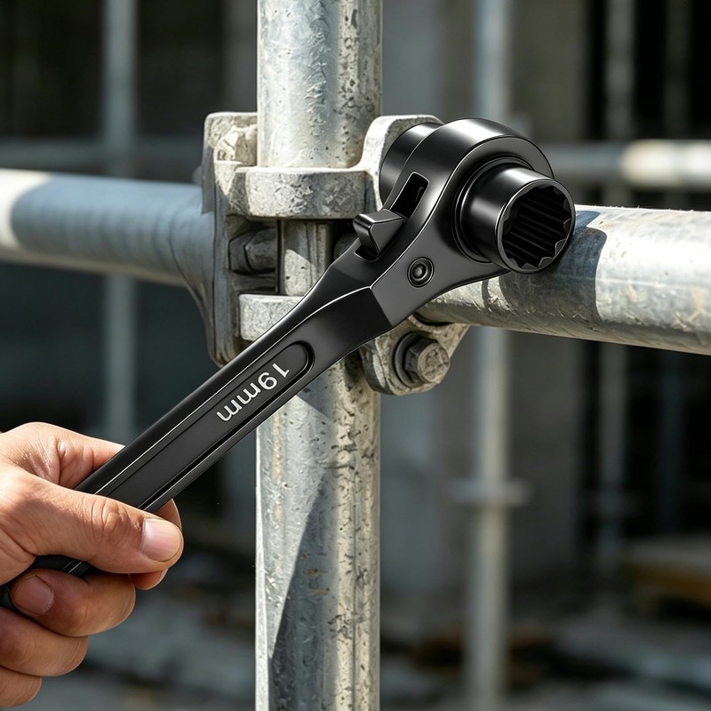 Moresis Scaffold Ratchet Wrench 3/4" and 7/8" (19mm and 22mm)