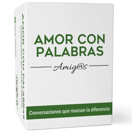 AMOR CON PALABRAS - Friends | Board Games for Friends to Meet Better and Laugh Original Gifts for Friends