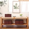 Honygebia Bamboo Decorative Storage Boxes - Set of 3 Woven