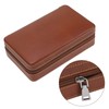 Cigar Travel Humidor, Cedar Wood Leather Cigar Case with Cigar