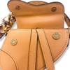Doe a Dear Brown Saddle Purse - Size: Small