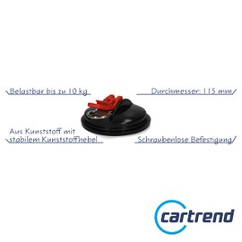 cartrend 10262 Suction Lifter (x H) 115 mm x 24 cm