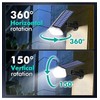 AloftSun 6-Pack Solar Motion Powered Landscape LED Pathway Lights IP68
