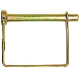 Buyers Products Company Yellow Zinc Plated Snapper Pin - 1/4 Diameter x 3-5/8 Inch Usable with Handle