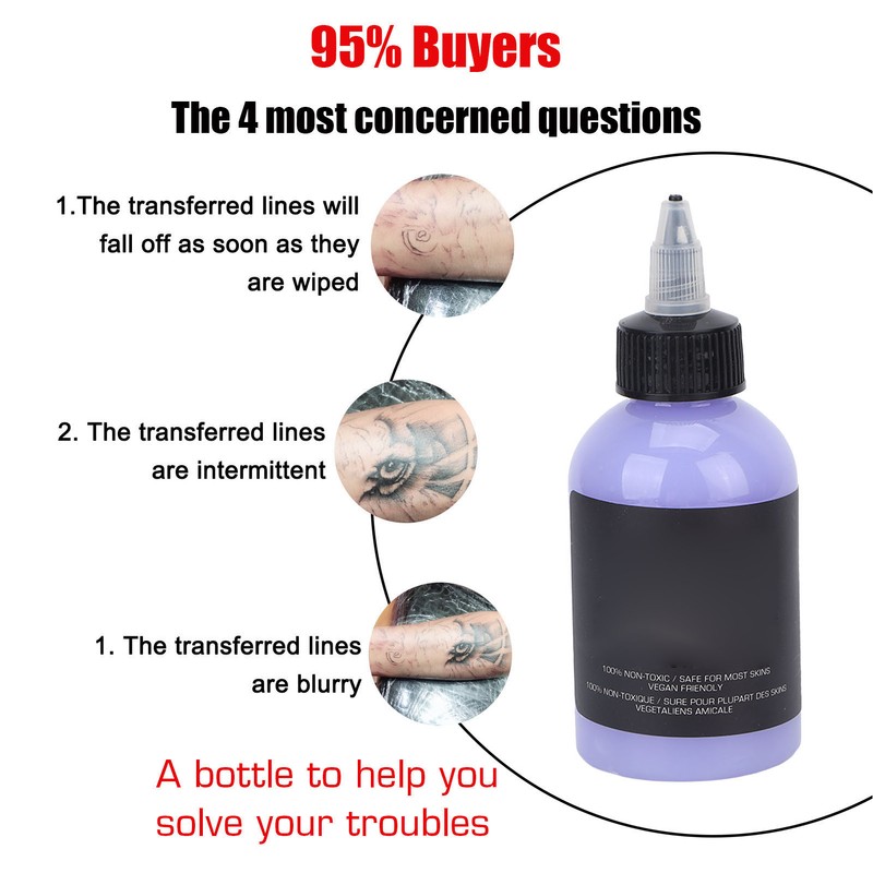 Tattoo Transfer Cream Professional Salon Tattoo Stencil Transfer Gel Solution