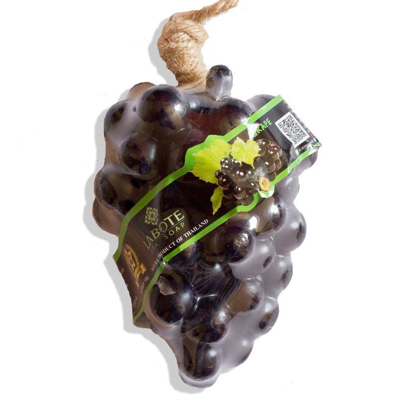LABOTE Handmade Thai Organic Natural Soap Grape Red + White
