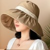 [VIDOSCLA] UVカット帽子 ゴム紐 レディース 日除けハット UPF50+ 小顔 日除け帽子 遮光 紫外線対策