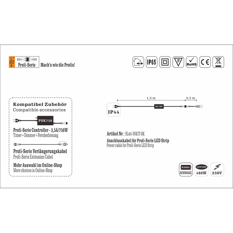 LEDZEIT - Professional Series Accessory Kit, Only for LED Light