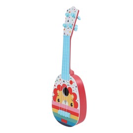 Kids Ukulele Toy 4 Strings Excellent Sound Simulated Guitar Musical Instrument for Beginners Type 1