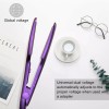 KIPOZI Flat Iron Hair Straightener Negative Ion Titanium Wide Plate