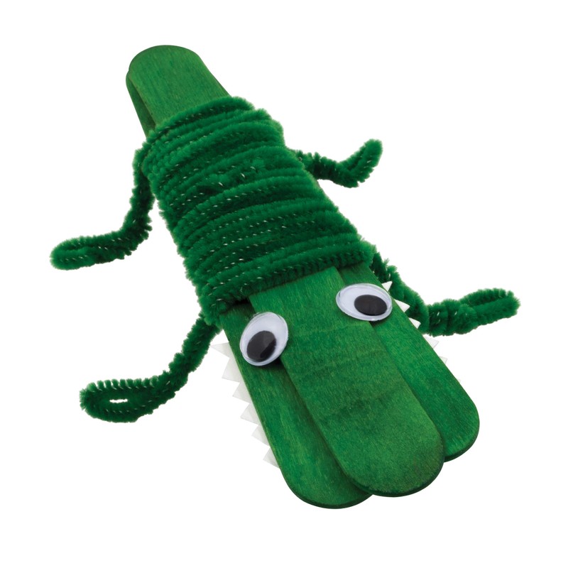 Creativity Street Chenille Stems/Pipe Cleaners, Dark Green, 12 Inch x
