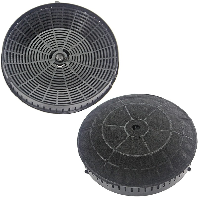 SPARES2GO Round Carbon Filter Pair compatible with Elica Cooker Hood