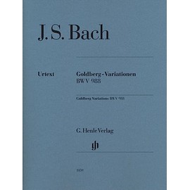 Goldberg Variations BWV 988 - piano - (HN 1159): Urtextausgabe ohne Fingersatz