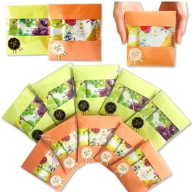 Petite Gift Bath Salts, 4 Types, 2 Bags x 10 Set, Retirement, Stylish, Individually Packaged, Thank You, Women, Thank You Stickers, Thank You