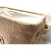 KINTNER DESIGNS Bread Storage Bin- Burlap basket for keeping Bread,