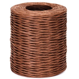 KINGLAKE Florist Wire for Christmas Wreath Making,656 Feet 2mm Floral Wire Craft Binding Wire Paper Wrapping Wire for Flower Arranging,Bouquets,Wedding Garland Decorations (Brown)