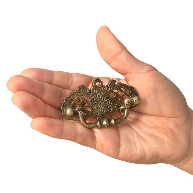 WANLIAN Handles Vintage Antique Bronze Cabinet Retro Knobs Handle (1)