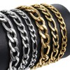 Trendsmax 5mm Figaro Link Chain Bracelet Stainless Steel Figaro Bracelet