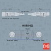 Hosa Cable de micrófono HMIC-025 Pro, REAN XLR3F a XLR3