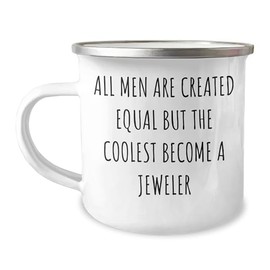 Jeweler's Gift for Men Become a Mastermind in the Kitchen Christmas Camping Mug, Inspirational Funny Quote for Christmas Unique Gifts from Friends Family