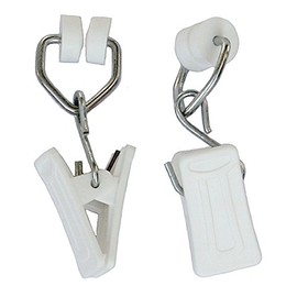 10 curtain rollers, curtain hooks, inner rollers, T-roller rings