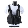 Amarine-made Floating Vest Light Float Game Vest Red Free (Black)