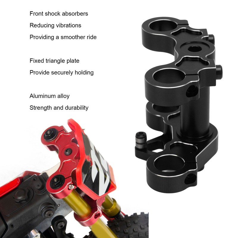 1/4 Electric Motorcycle Triple Tree Clamp Front Shock Absorber Aluminum