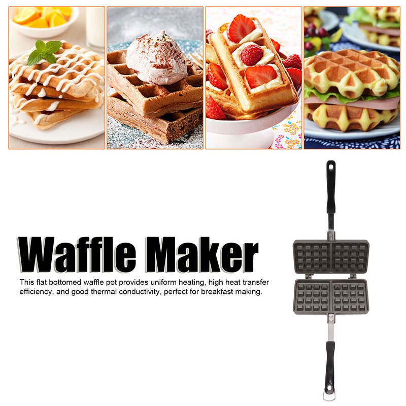 Waffle Maker Pancake Baking Pan Iron Waffle Mold Aluminum Alloy