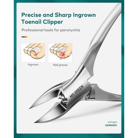 MR.GREEN 8-in-1 Manicure & Pedicure Set – Professional German Stainless Steel Nail Clippers Grooming Kit with Splash-Proof Nail Clipper & Leather Travel Case (Chestnut Brown)